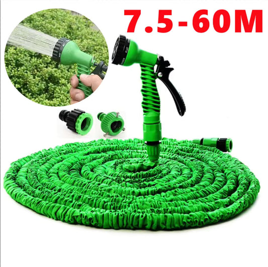 100 FT Flexible & Expandable Magic Garden Hose with Spray Nozzle – Perfect for Easy Watering